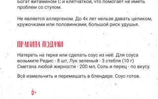 Можно ли детям редиску, и если да, то зачем и когда? Узнайте все подробности!