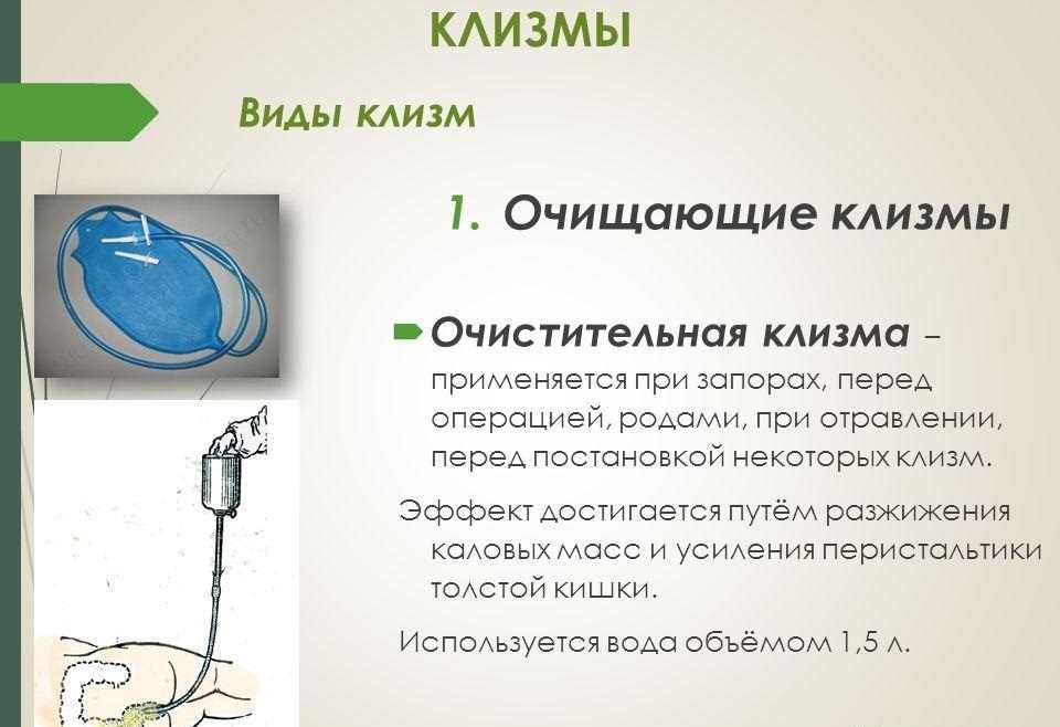 Очистительная клизма
