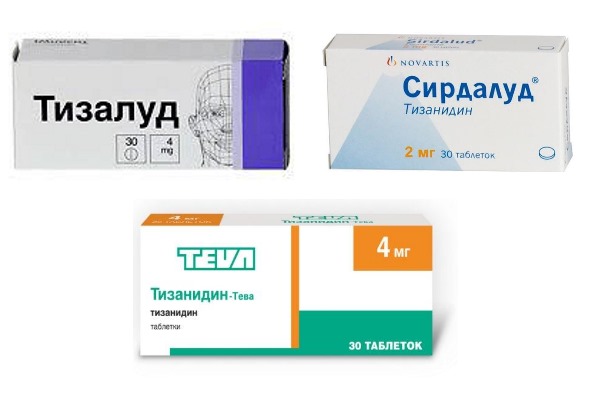 Ниже описаны наиболее популярные аналоги Тизанила