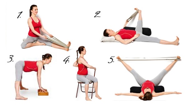 Несколько упражнений для профилактики проблем с позвоночником во время беременности