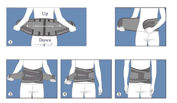 В первые дни пояс нужно носить не более 10-15 минут