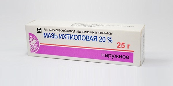 Активное вещество мази - ихтаммол