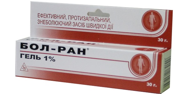 Бол Ран содержит два активных компонента: диклофенак и парацетамол