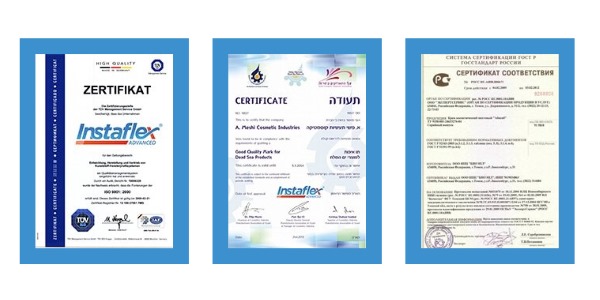 Препарат Инстафлекс имеет все соответствующие сертификаты