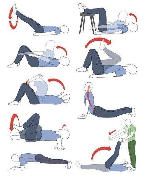 Комплекс упражнений для устранения болей в пояснице в домашних условиях