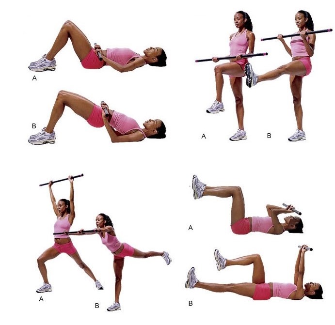 Первый комплекс при грудном остеохондрозе необходимо проводить без гимнастической палки