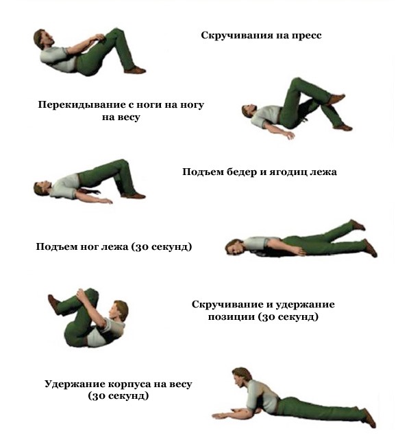 Еще несколько упражнений для поясничного отдела позвоночника