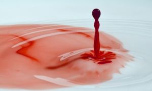 капает кровь