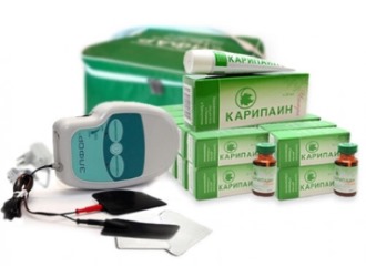 Лекарственный препарат вводится с положительного полюса электрофореза