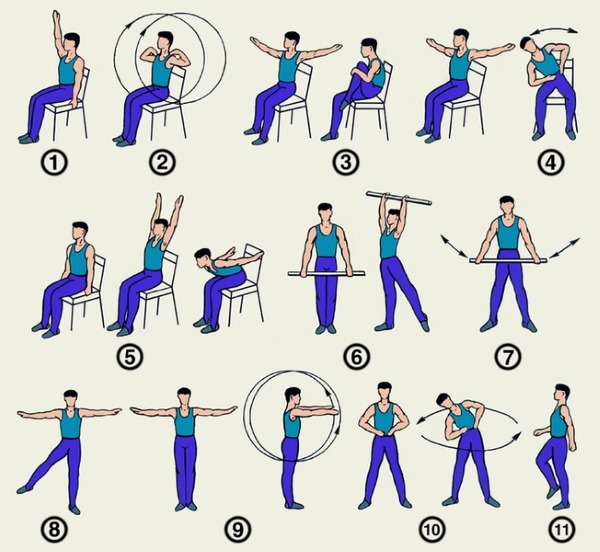 При спондилоартрите важно выполнять лечебную гимнастику ежедневно