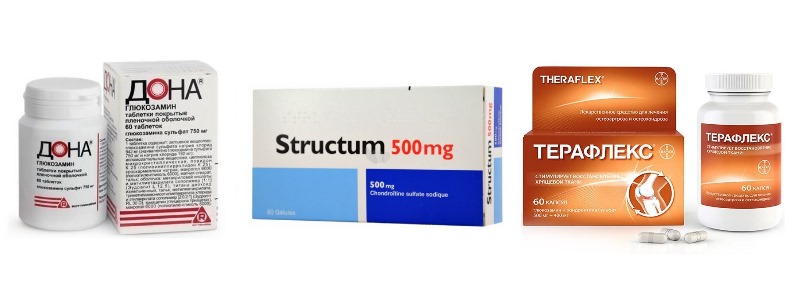 Самые распространенные препараты-хондропротекторы
