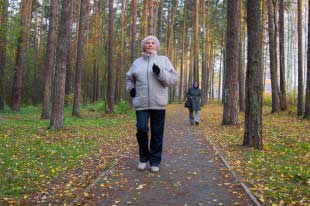 прогулка в лесу