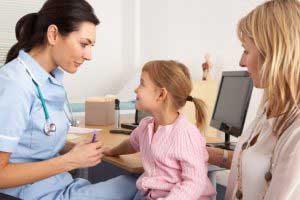 ребенок на приеме у врача