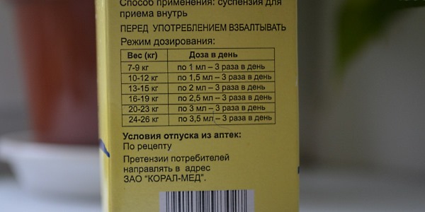 Обратите внимание как правильно рассчитать дозировку суспензии Нимулид для детей