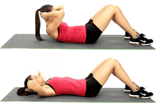 Скручивания на полу фото