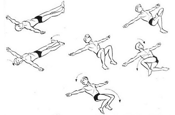 Базовые упражнения из комплекса крокодил