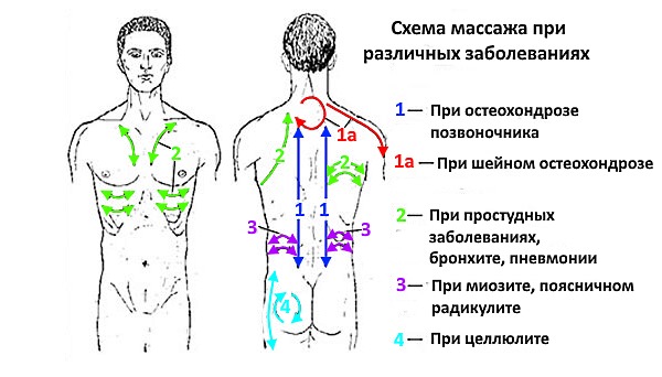 Обратите внимание как необходимо массировать спину при различных заболеваниях