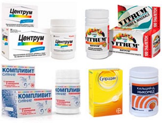 Медикаментозная терапия искривления позвоночника заключается в приеме витаминных комплексов