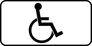 знак инвалид