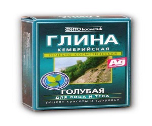 голубая глина фото