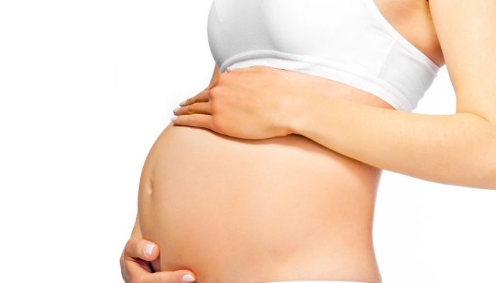 Беременная девушка