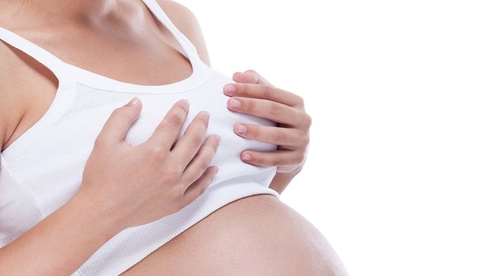 Беременная девушка