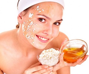 маска с овсяными хлопьями для лица