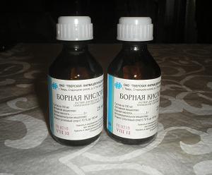 борная кислота от прыщей фото