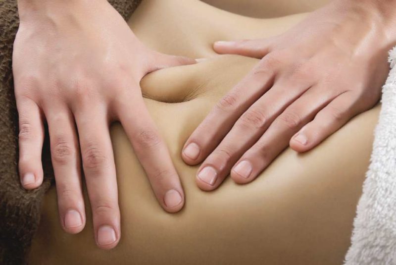 Массаж живота